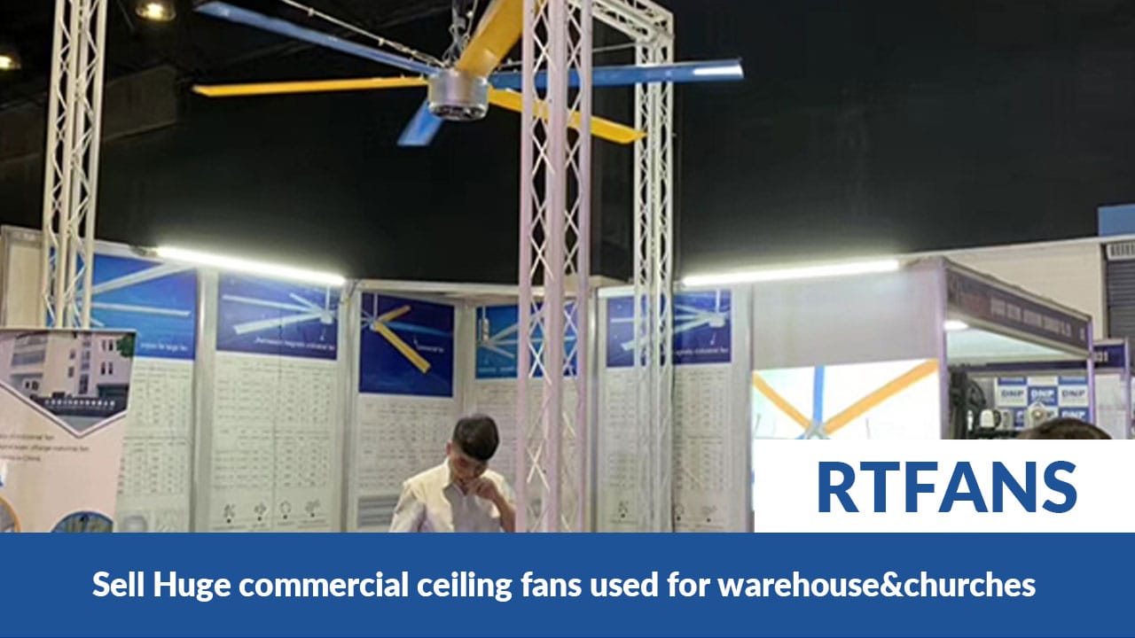 Sale Huge Commercial Ceiling Fans Used For Warehousechurches 02 - RTFANS
